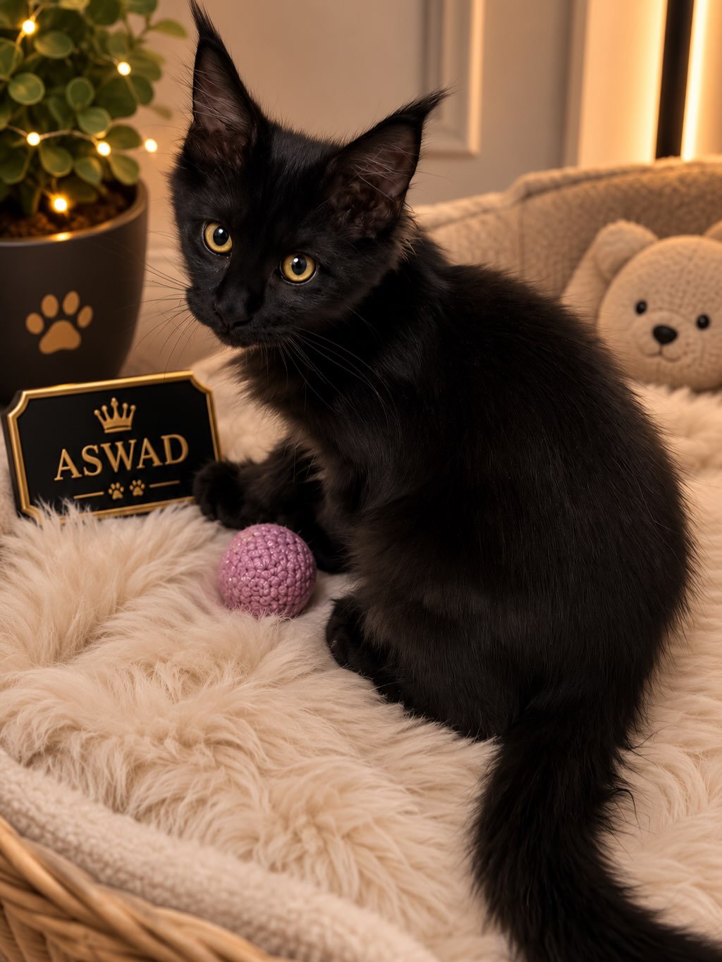 Gatito Maine Coon Aswad